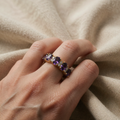 Olivia Violet – sormus ruusukullanvärinen