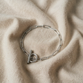 Diana – hopeanvärinen rannekoru